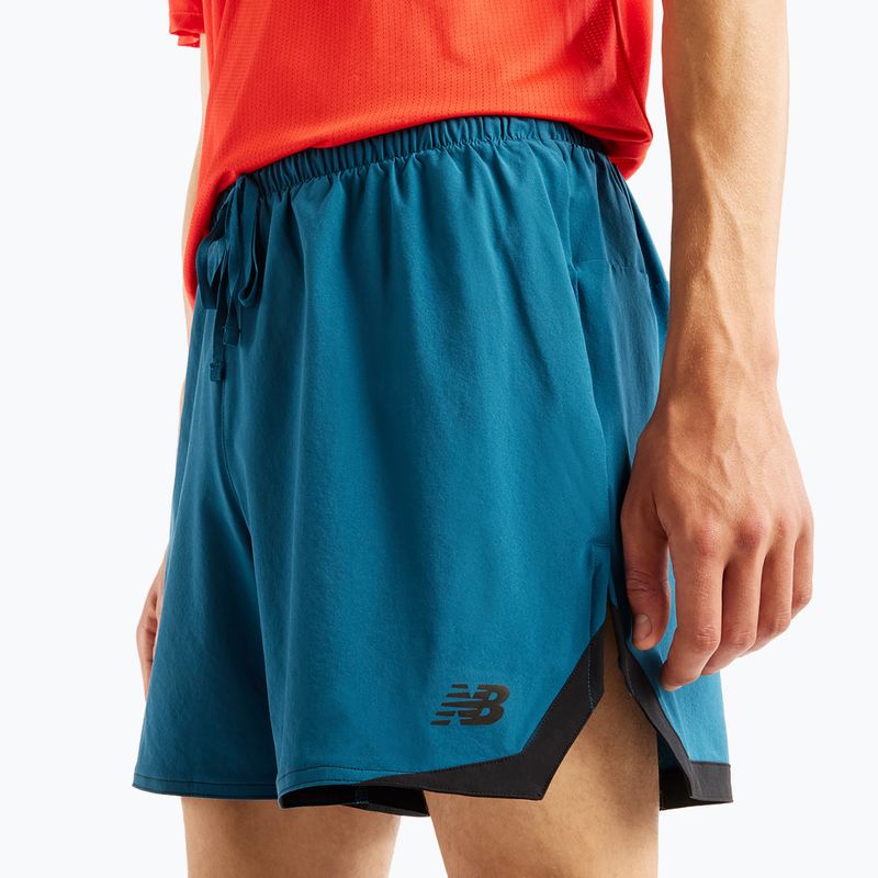 Pantaloncini da corsa da uomo New Balance Run Essentials 5" Short streamsong 4