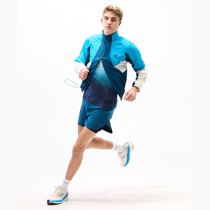 Pantaloncini da corsa da uomo New Balance Run Essentials 5" Short streamsong 8