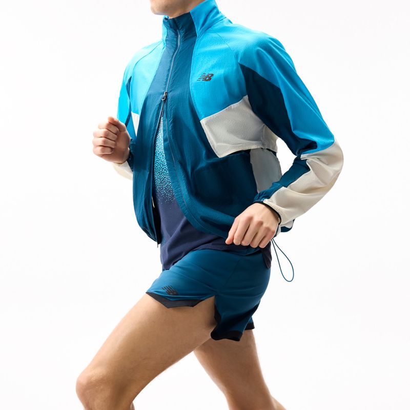 Pantaloncini da corsa da uomo New Balance Run Essentials 5" Short streamsong 11