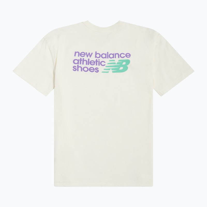 Maglietta per bambini New Balance Athletics Relaxed Premium Graphic Tee sea salt 2