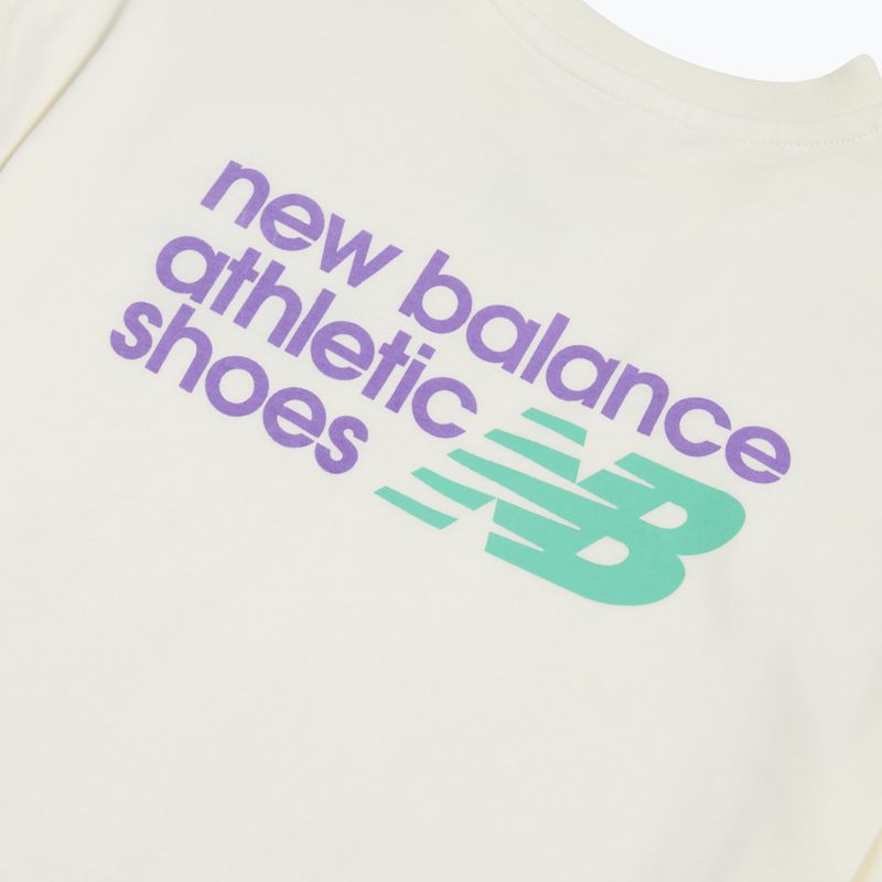Maglietta per bambini New Balance Athletics Relaxed Premium Graphic Tee sea salt 4