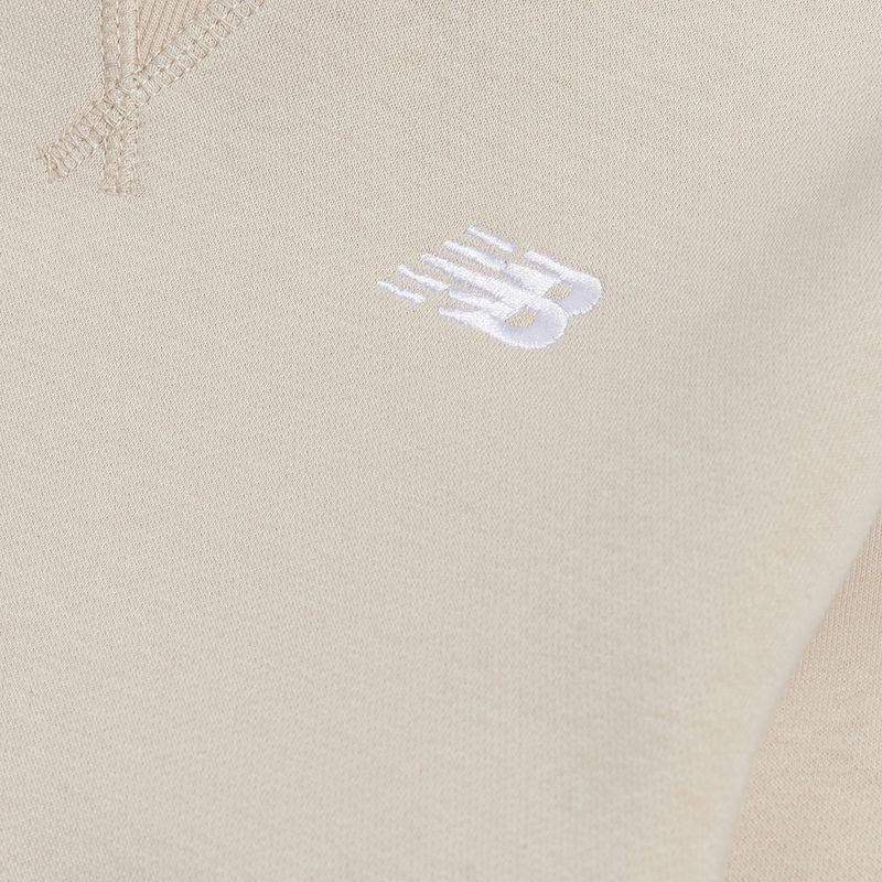 Felpa per bambini New Balance Brush Back Small Logo Hoodie timberwolf 3