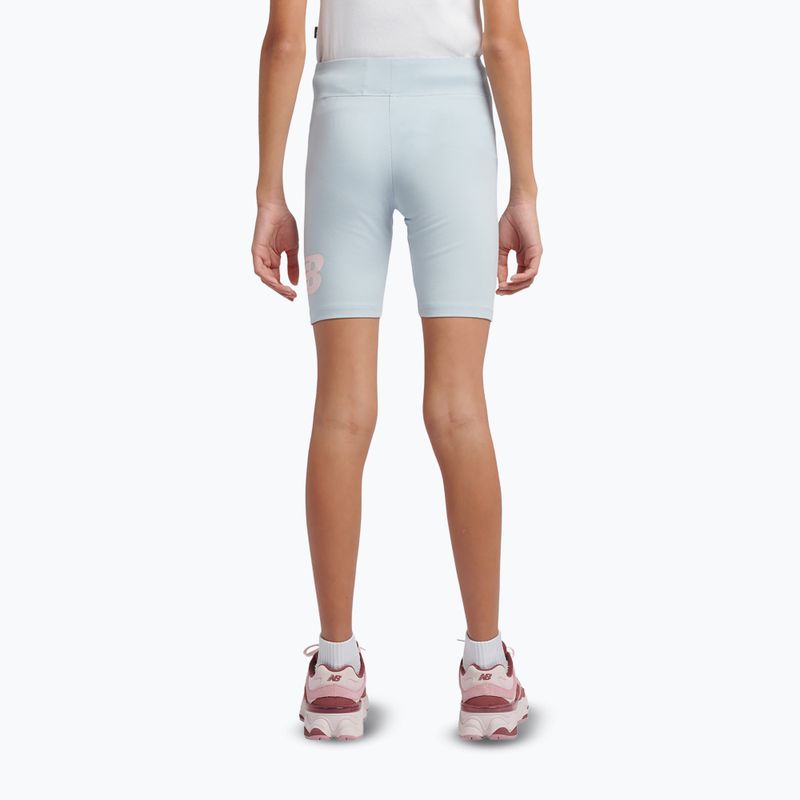 Pantaloncini per bambini New Balance Stacked Logo Cycle oxford blue 3