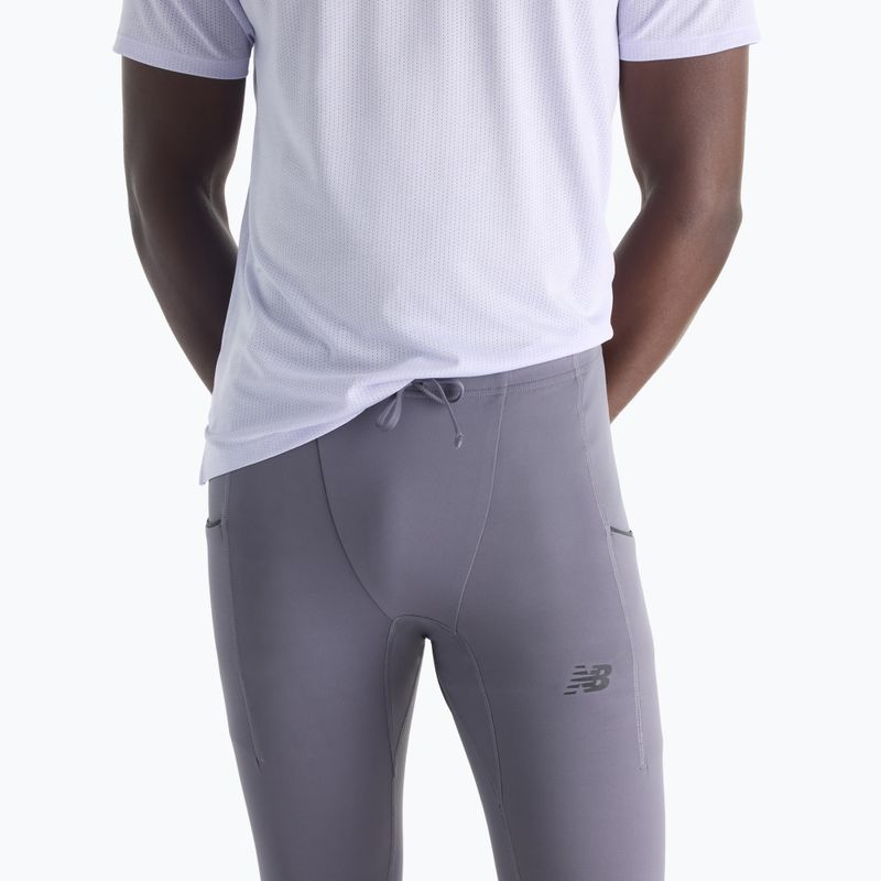 Leggings da running uomo New Balance Reflective RC Heat 28" neptune grey 4