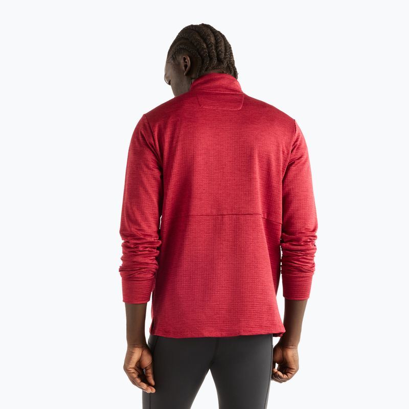 Longsleeve da running uomo New Balance Athletics Heat Grid 1/2 Zip podium red 3