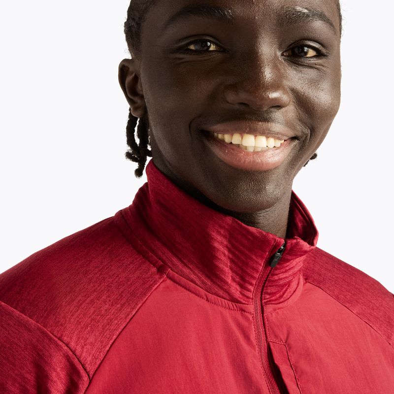 Longsleeve da running uomo New Balance Athletics Heat Grid 1/2 Zip podium red 5