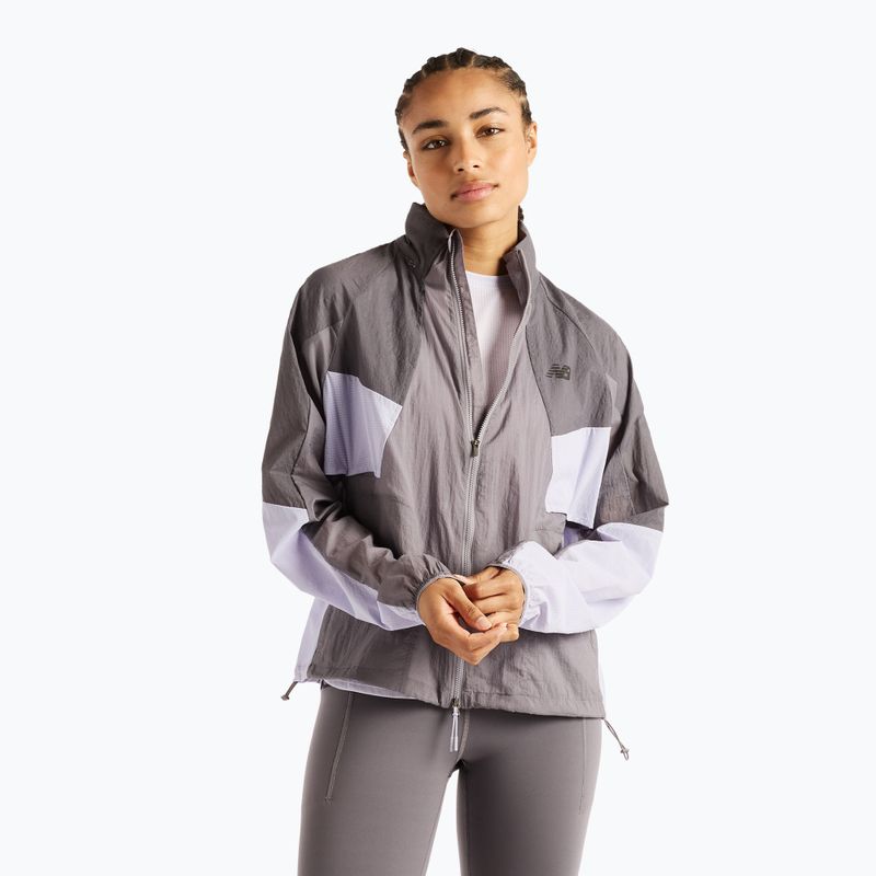 Giacca da running da donna New Balance Reflective RC Jacket neptune grey