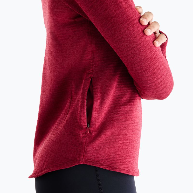 Longsleeve da running donna New Balance Athletics Heat Grid 1/2 Zip podium red 7