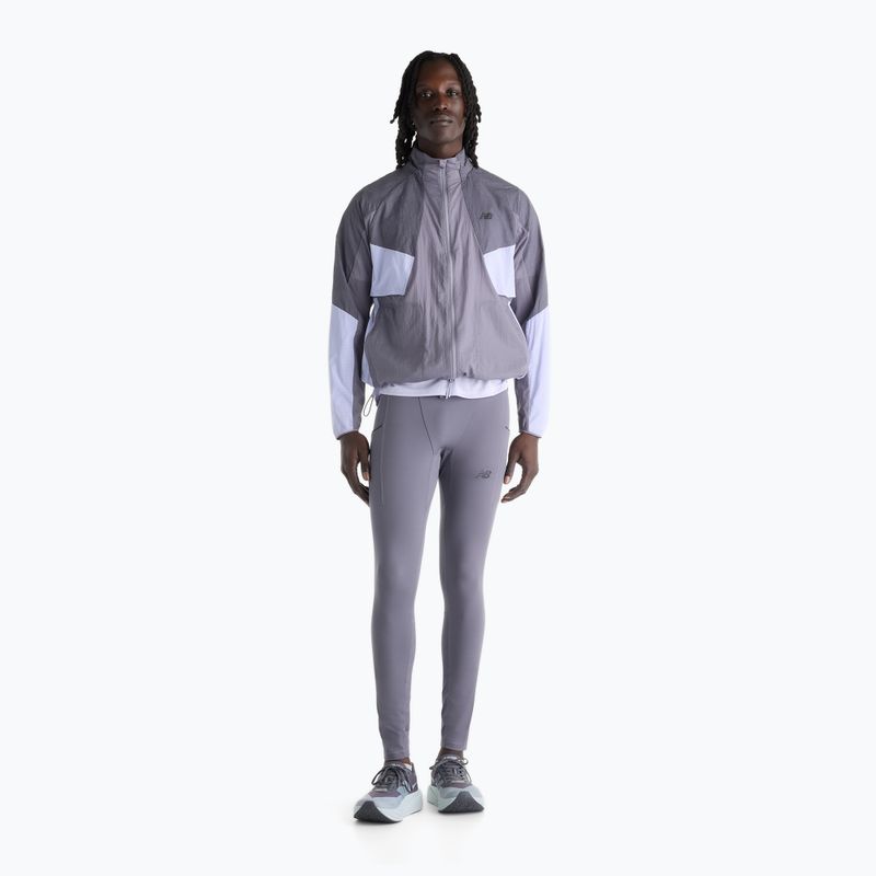 Giacca da corsa da uomo New Balance Reflective RC Jacket off-line grey/smoked violet 2
