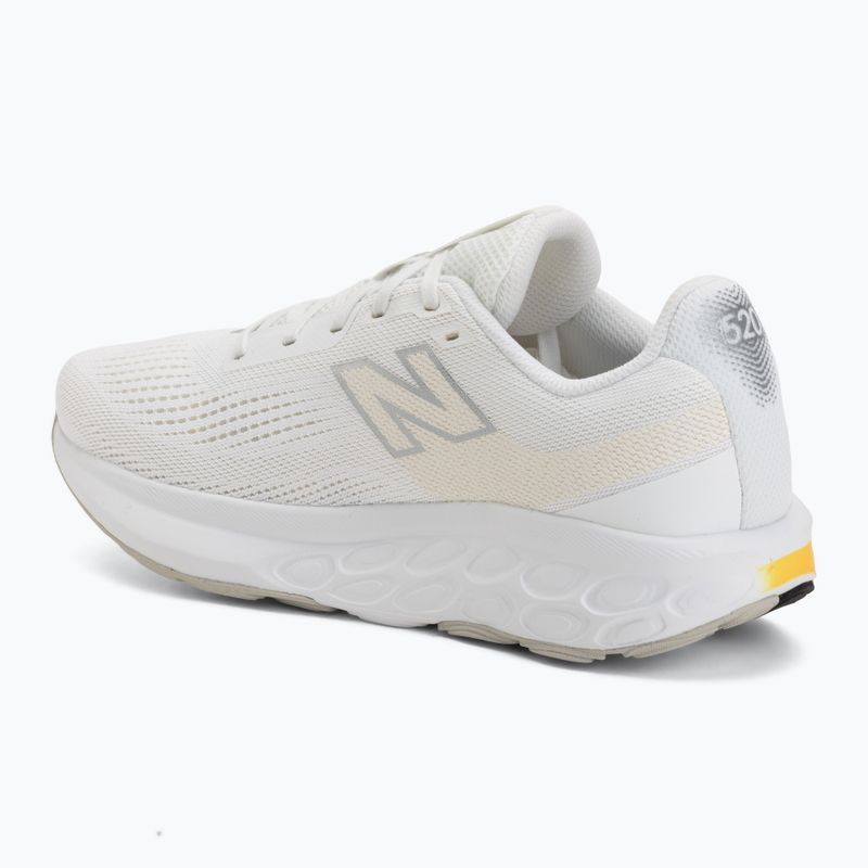 Scarpe da corsa uomo New Balance Fresh Foam 520's V9 white/silver metallic/satsuma orange 3
