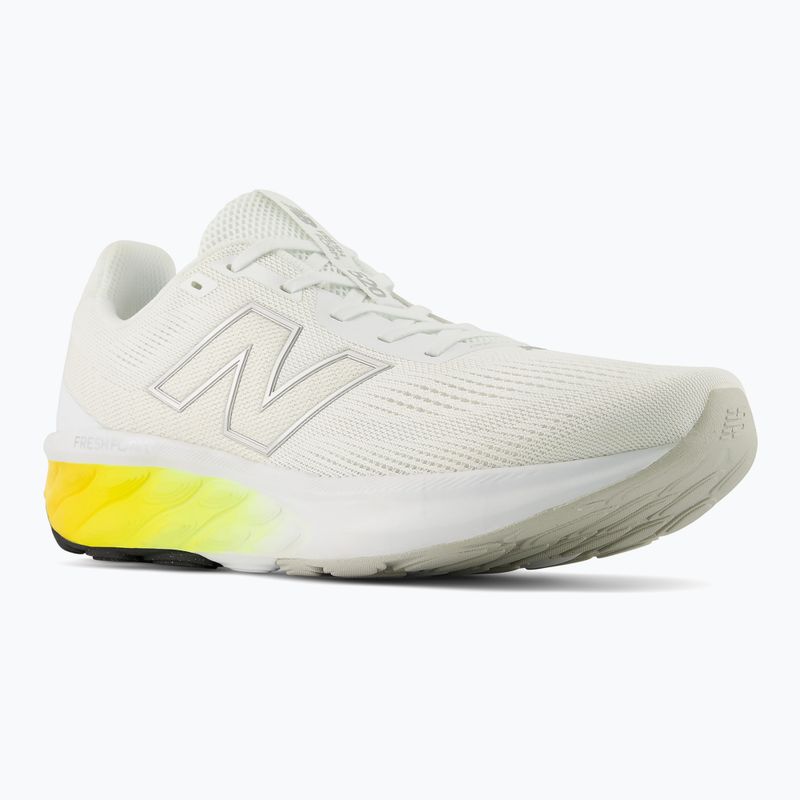 Scarpe da corsa uomo New Balance Fresh Foam 520's V9 white/silver metallic/satsuma orange
