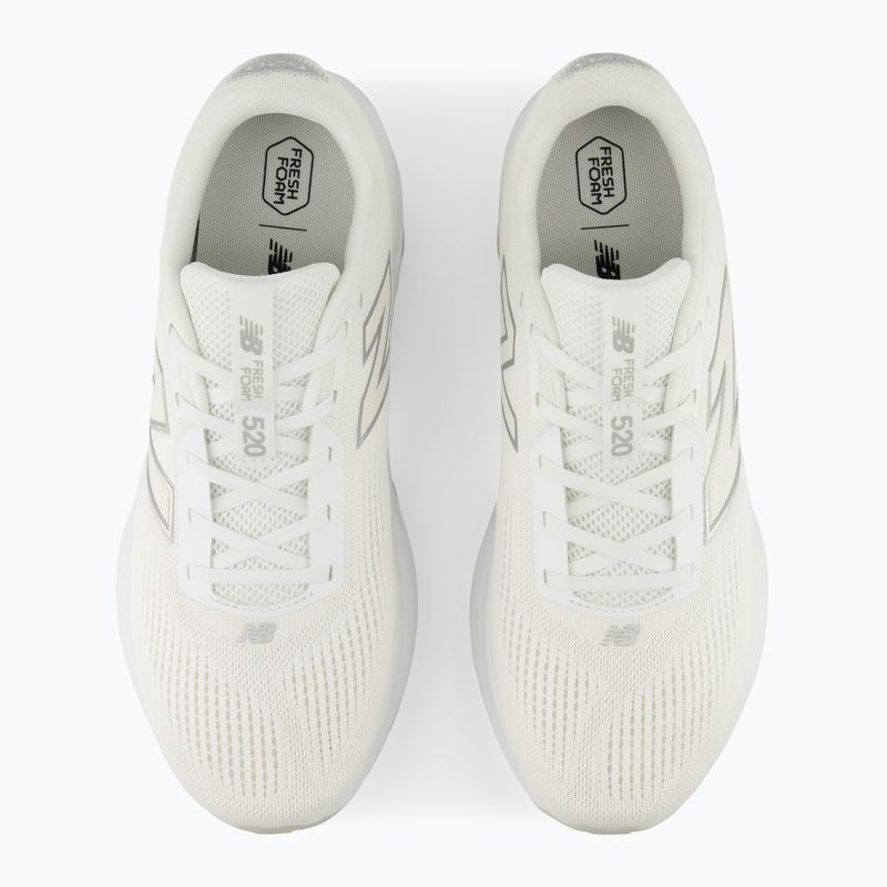 Scarpe da corsa uomo New Balance Fresh Foam 520's V9 white/silver metallic/satsuma orange 7