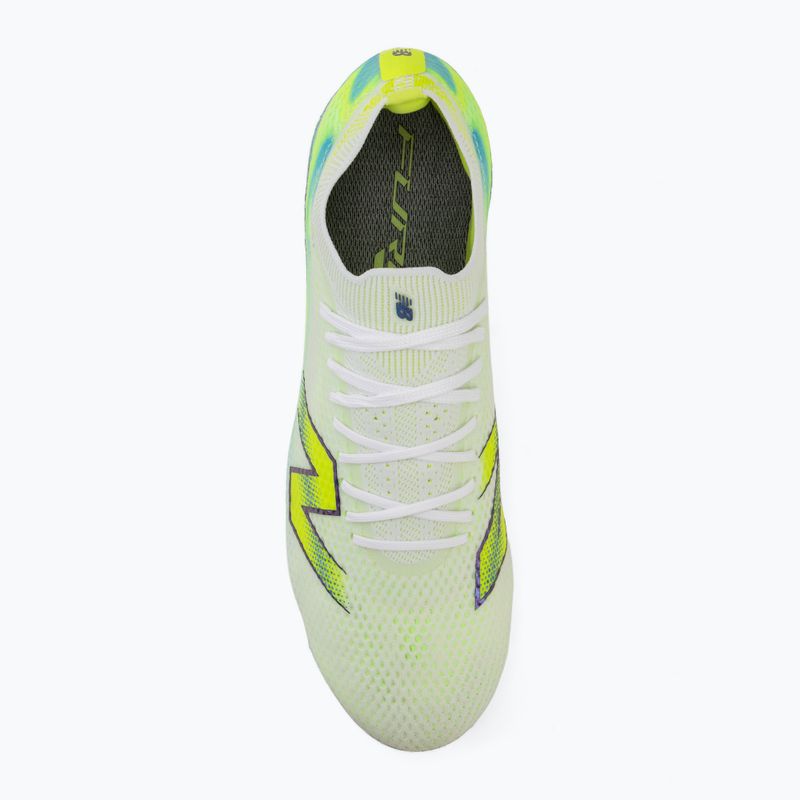 Scarpe da calcio New Balance Furon Elite V9 FG white/alkaline green 5