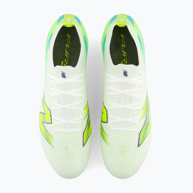 Scarpe da calcio New Balance Furon Elite V9 FG white/alkaline green 4
