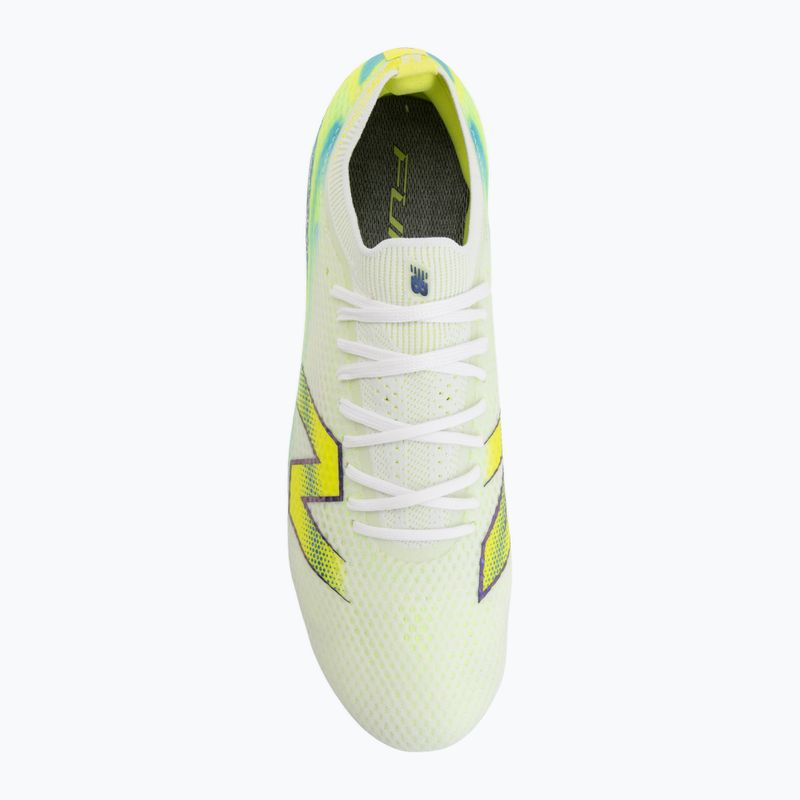 Scarpe da calcio New Balance Furon Elite V9 SG white/alkaline green 5
