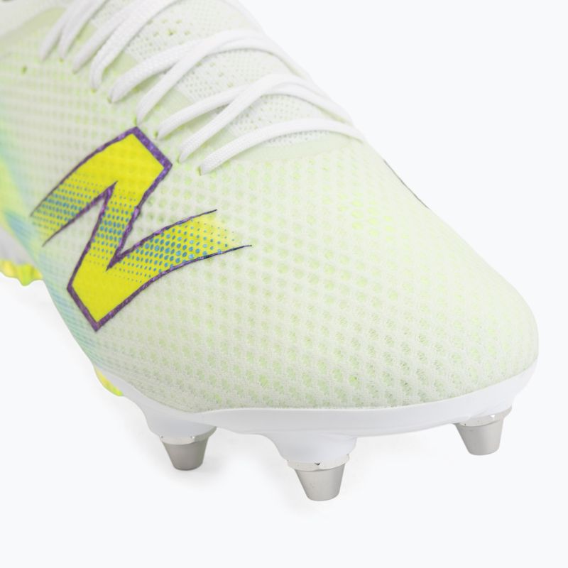 Scarpe da calcio New Balance Furon Elite V9 SG white/alkaline green 7