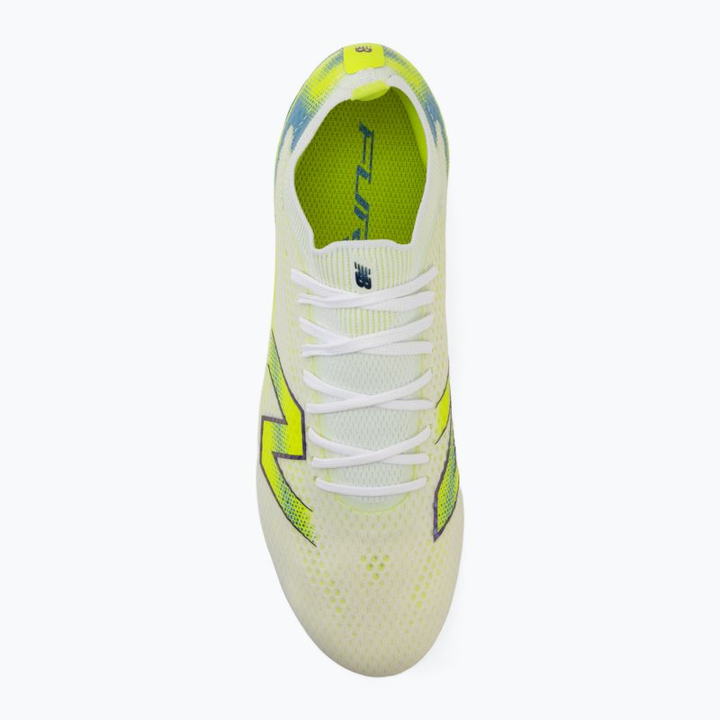 Scarpe da calcio New Balance Furon Pro V9 FG white/alkaline green 5
