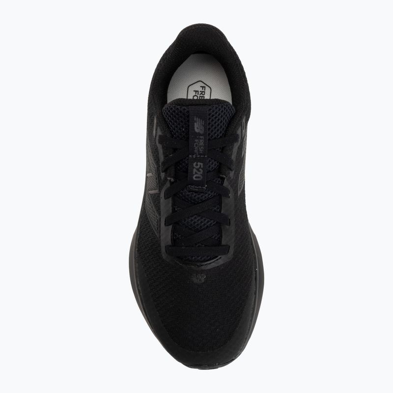 Scarpe da corsa per bambini New Balance 520's Lace V9 black/black/black 5