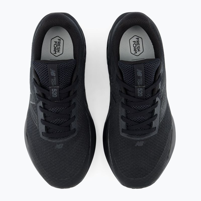 Scarpe da corsa per bambini New Balance 520's Lace V9 black/black/black 7