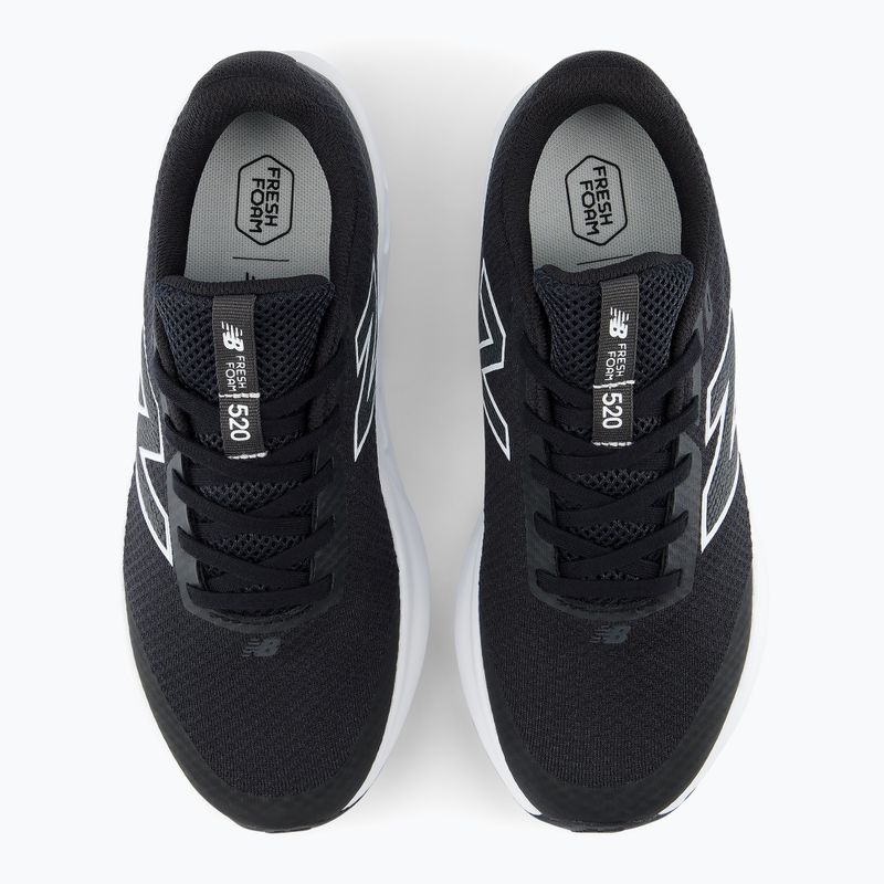 Scarpe da corsa per bambini New Balance 520's Lace V9 black/white/black 7