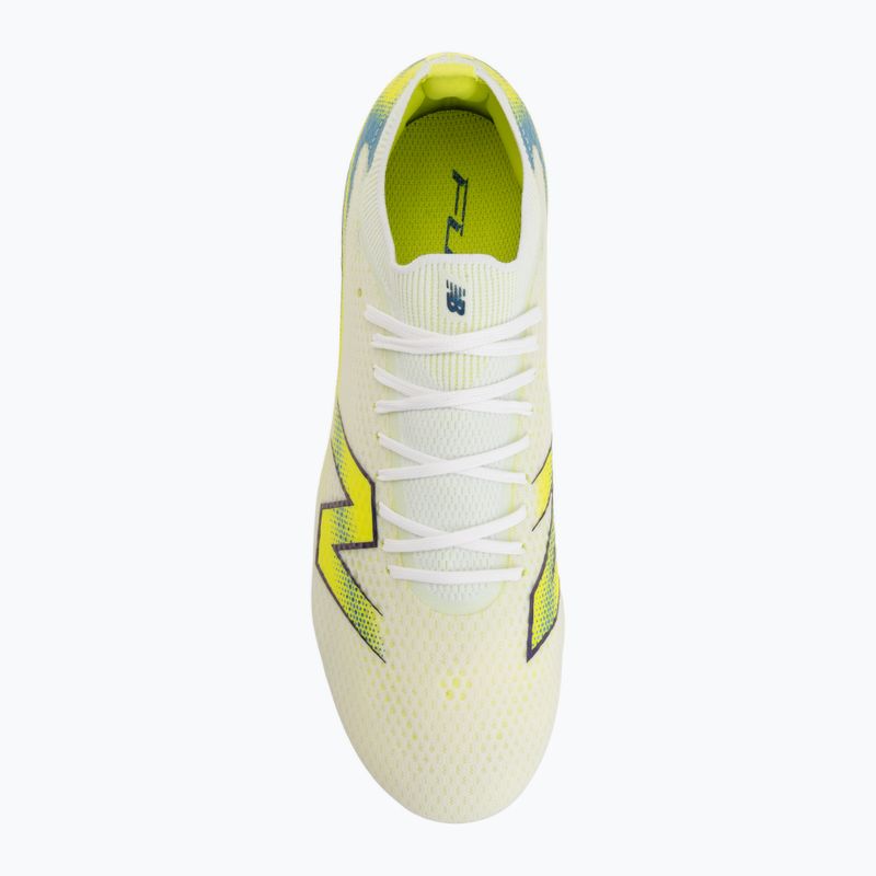 Scarpe da calcio New Balance Furon Pro V9 SG white/alkaline green 5