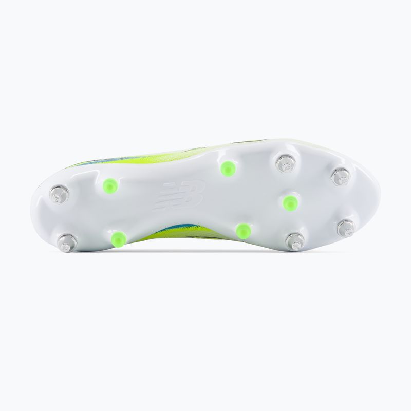 Scarpe da calcio New Balance Furon Pro V9 SG white/alkaline green 4