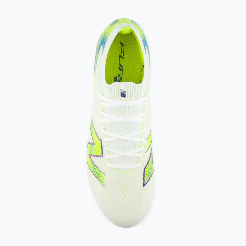 Scarpe da calcio New Balance Furon Pro V9 SG white/alkaline green 5