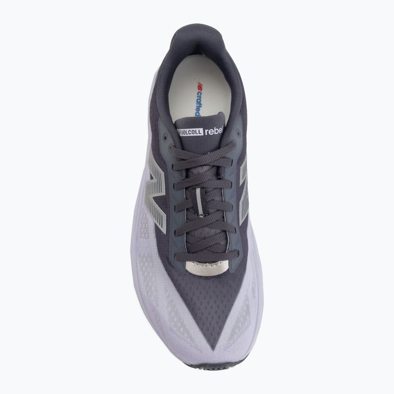 Scarpe da corsa donna New Balance FuelCell Rebel V5 meteorite/smoked violet 5