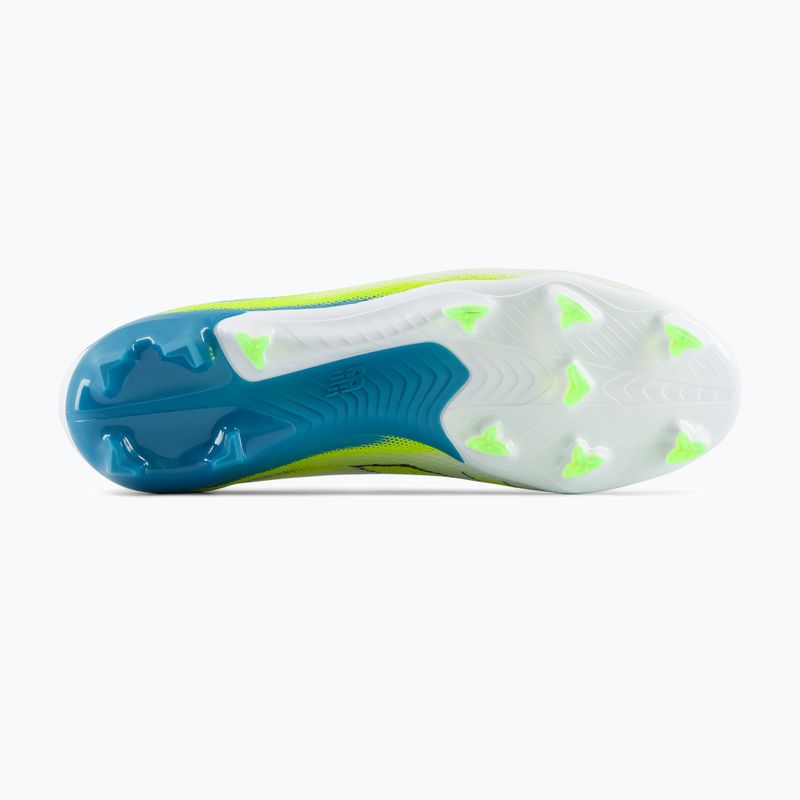 Scarpe da calcio New Balance Furon Team V9 FG white/alkaline green 3