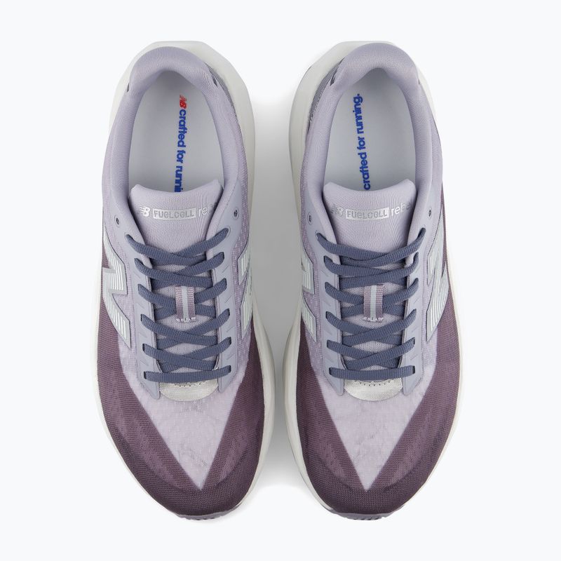 Scarpe da corsa uomo New Balance FuelCell Rebel V5 digital mist/smoked violet 5