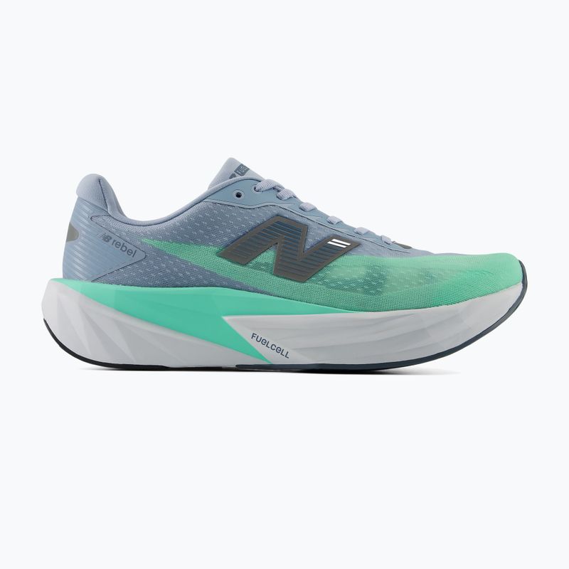 Scarpe da corsa uomo New Balance FuelCell Rebel V5 light arctic grey/bright mint 2