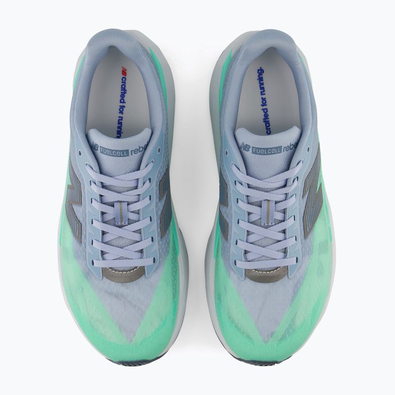 Scarpe da corsa uomo New Balance FuelCell Rebel V5 light arctic grey/bright mint 5