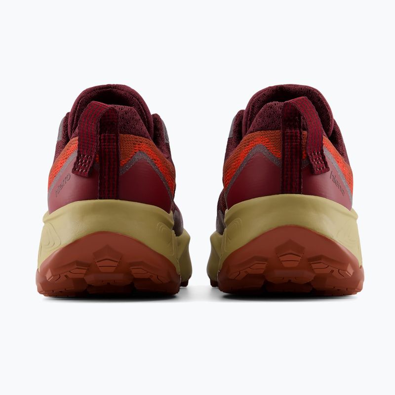 Scarpe da corsa uomo New Balance Fresh Foam X Hierro V9 mulled wine/neo flame 2
