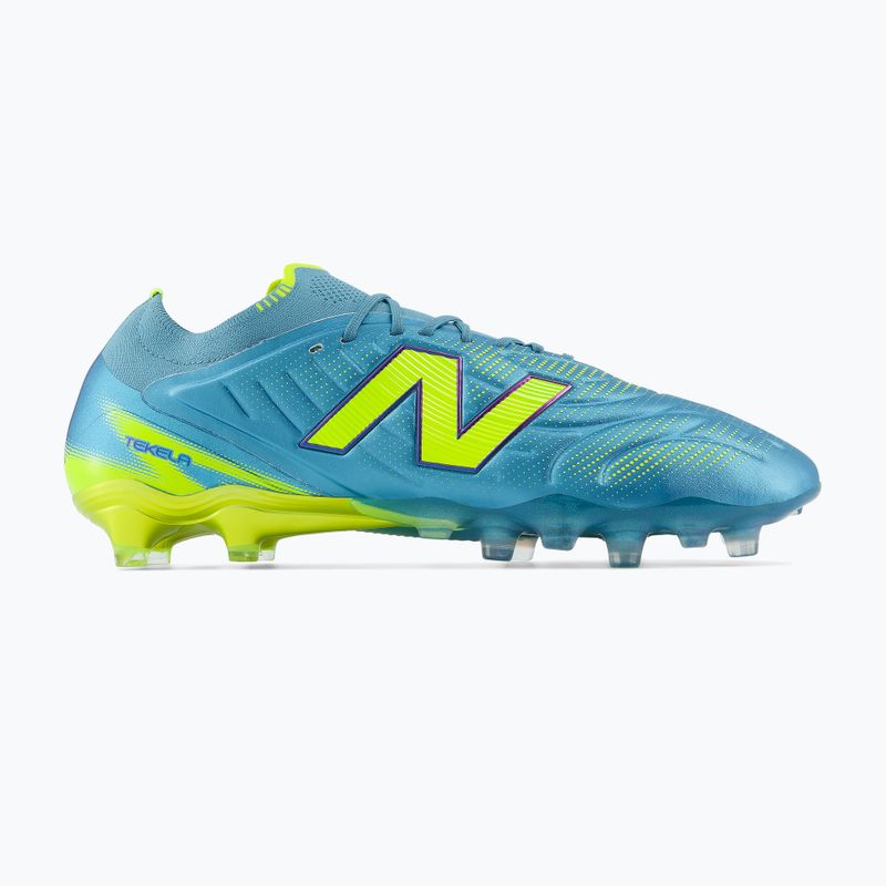 Scarpe da calcio New Balance Tekela Elite Low V5 FG metallic blue/alkaline green/team navy 2
