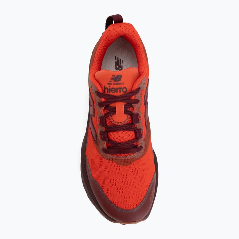 Scarpe da corsa uomo New Balance Fresh Foam Hierro V9 neo flame/mulled wine 5