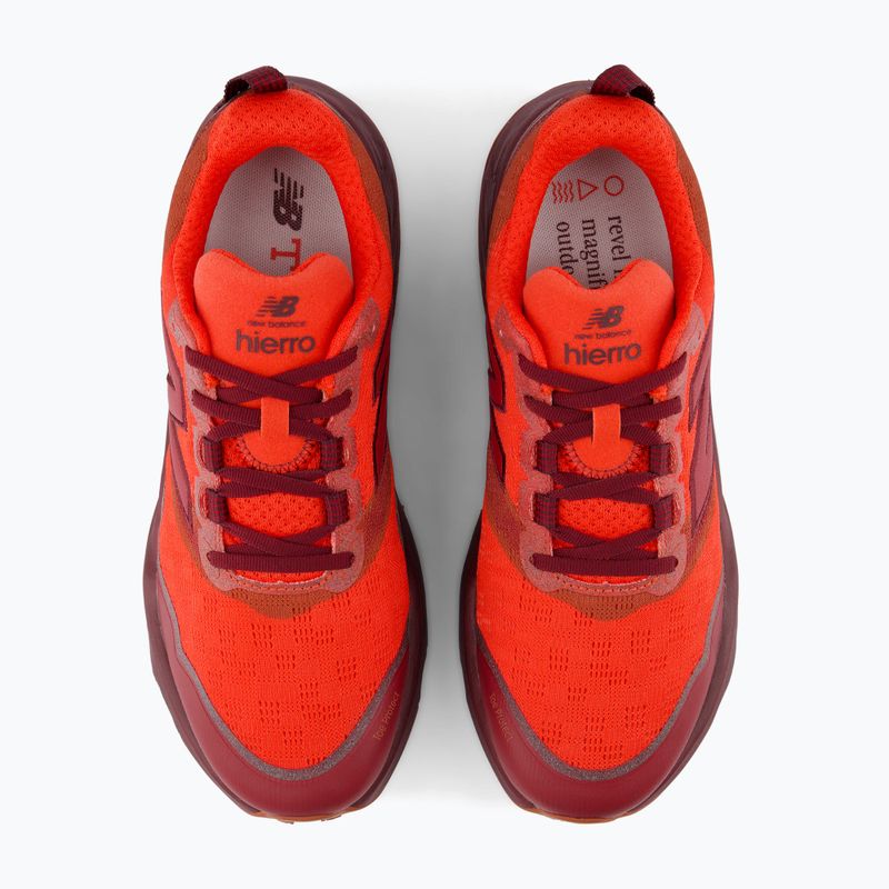 Scarpe da corsa uomo New Balance Fresh Foam Hierro V9 neo flame/mulled wine 4