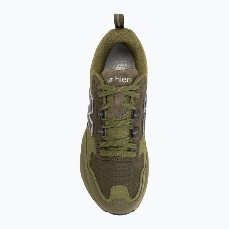 Scarpe da corsa uomo New Balance Hierro Trek V9 sport green/dark moss 5
