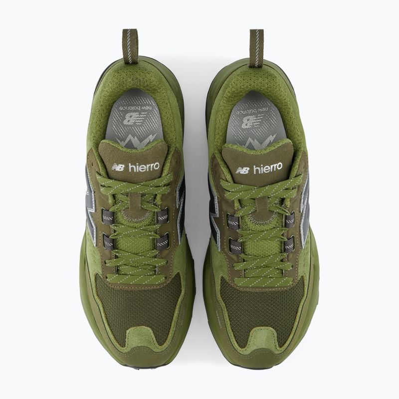 Scarpe da corsa uomo New Balance Hierro Trek V9 sport green/dark moss 4