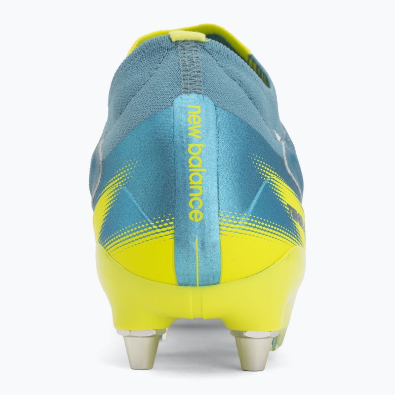 Scarpe da calcio New Balance Tekela Elite Low V5 SG metallic blue/alkaline green/team navy 6