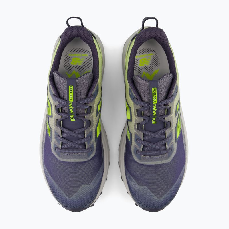 Scarpe da corsa uomo New Balance Rebel Trail V1 arctic grey/alkaline green 4