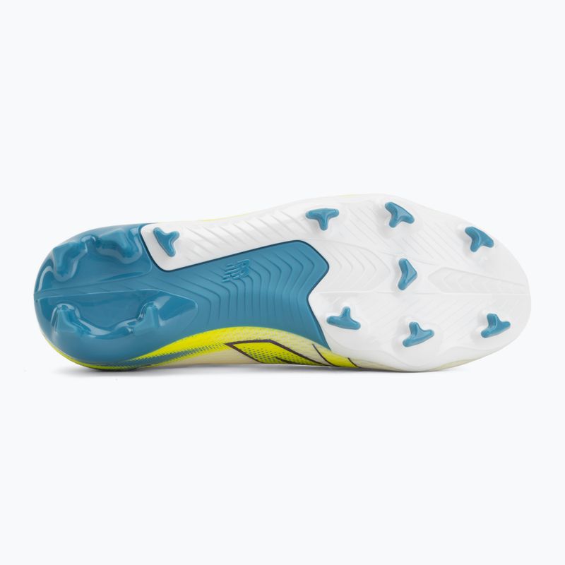 Scarpe da calcio bambino New Balance Furon Team V9 FG white/alkaline green 4