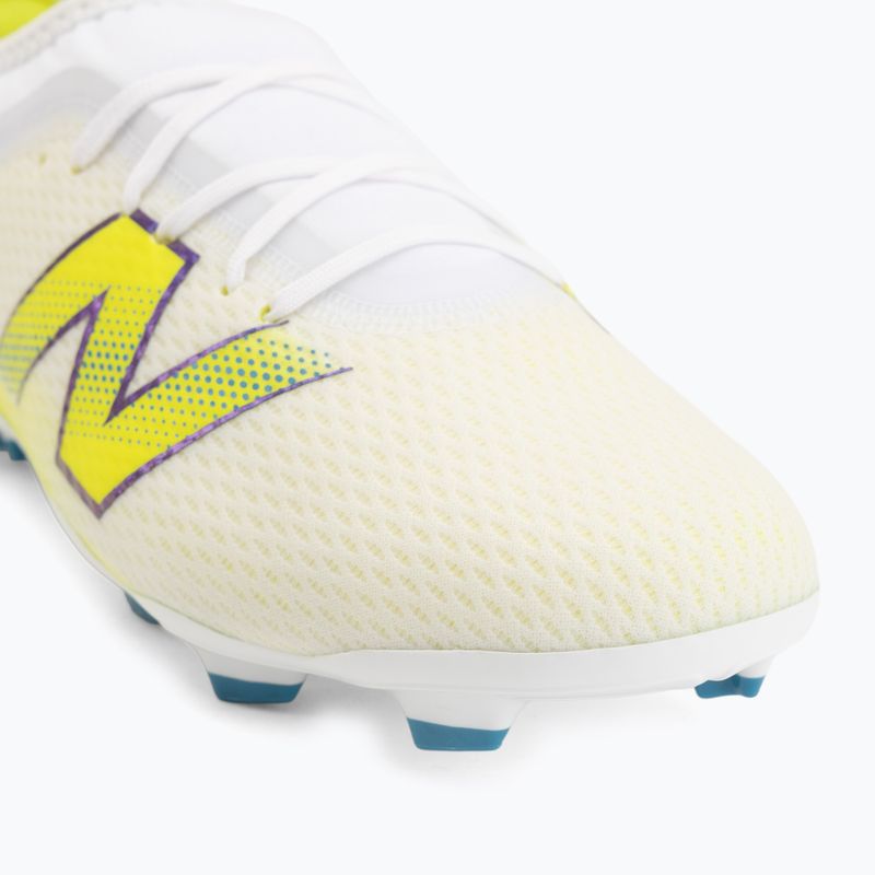 Scarpe da calcio bambino New Balance Furon Team V9 FG white/alkaline green 7