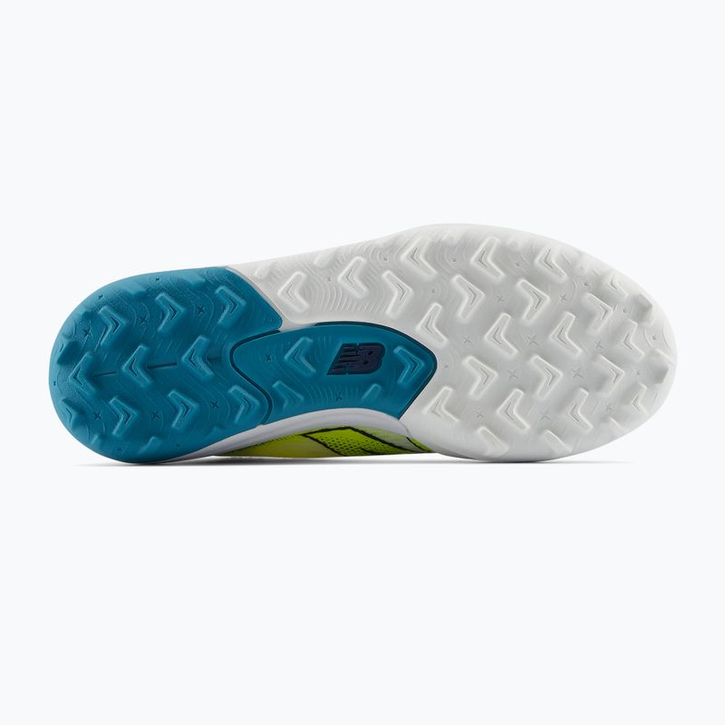 Scarpe da calcio bambino New Balance Furon Team V9 TF white/alkaline green 5
