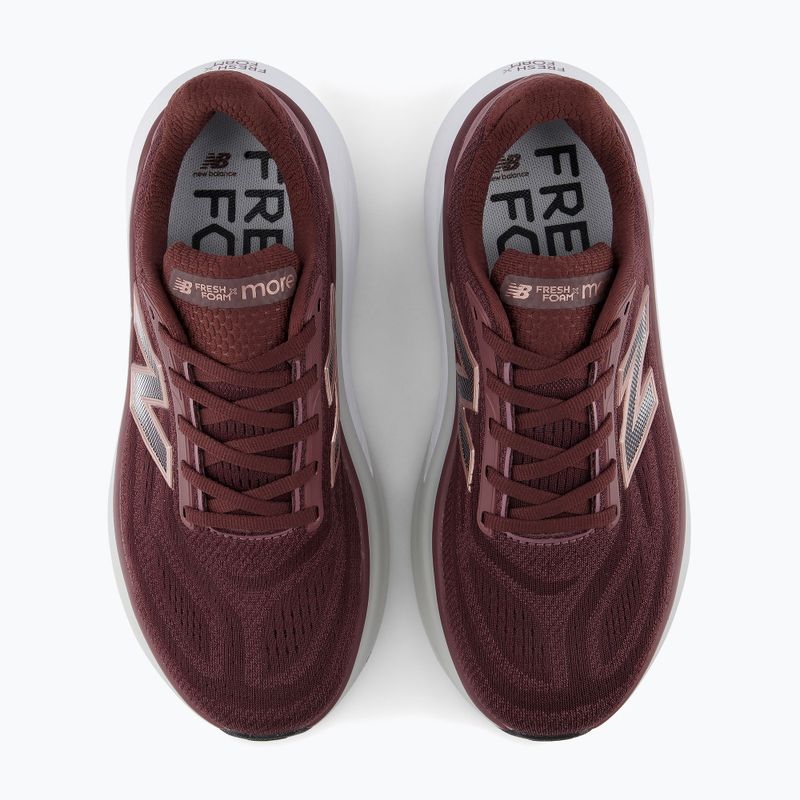 Scarpe da corsa donna New Balance Fresh Foam More V6 cherry leather/fast track 5