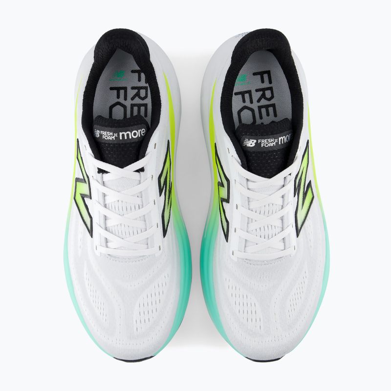 Scarpe da corsa uomo New Balance Fresh Foam More V6 white/bright mint 4