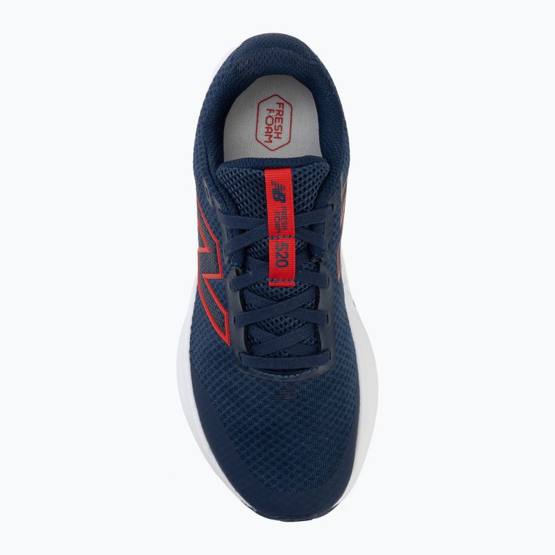 Scarpe da corsa per bambini New Balance 520's Lace V9 nb navy/true red 5
