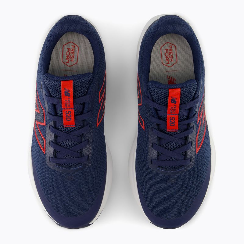 Scarpe da corsa per bambini New Balance 520's Lace V9 nb navy/true red 7
