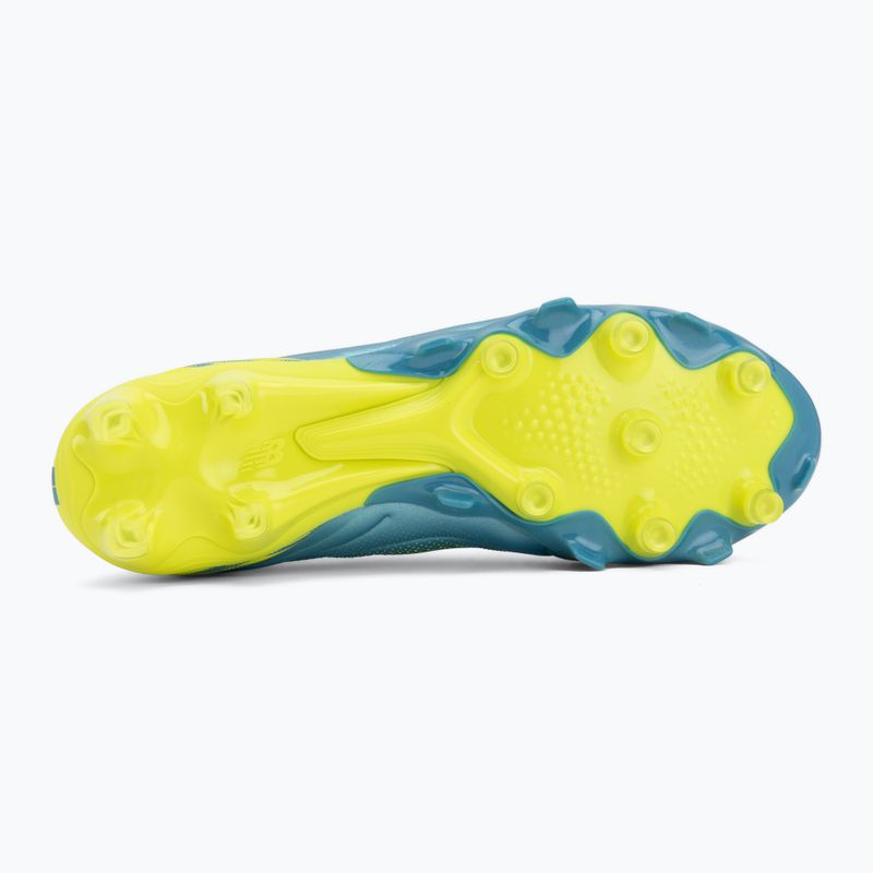 Scarpe da calcio New Balance Tekela Pro Low V5 FG metallic blue/alkaline green/Team Navy 4