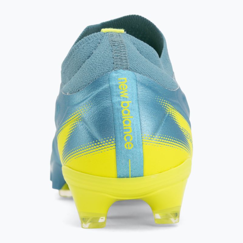 Scarpe da calcio New Balance Tekela Pro Low V5 FG metallic blue/alkaline green/Team Navy 6