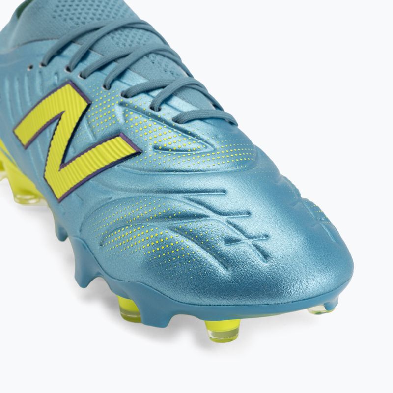 Scarpe da calcio New Balance Tekela Pro Low V5 FG metallic blue/alkaline green/Team Navy 7